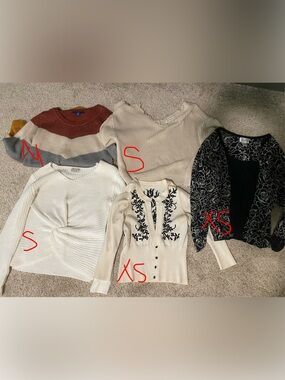 Sweater and Cardigan Lot
